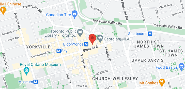 map of #R8 -20 BLOOR ST E